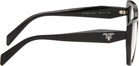 Prada Eyewear Black Cateye Glasses