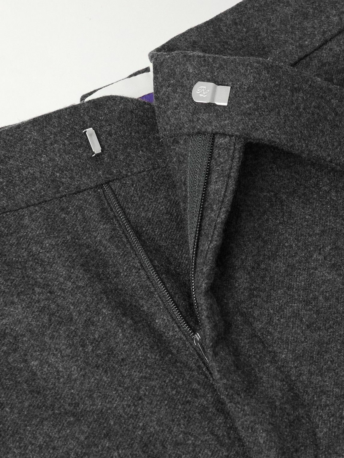 Ralph Lauren Purple label - Gregory Straight-Leg Wool-Flannel