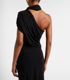 Christopher Esber Embellished draped jersey top