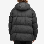 Stone Island Men's Crinkle Reps Hooded Down Jacket in Black