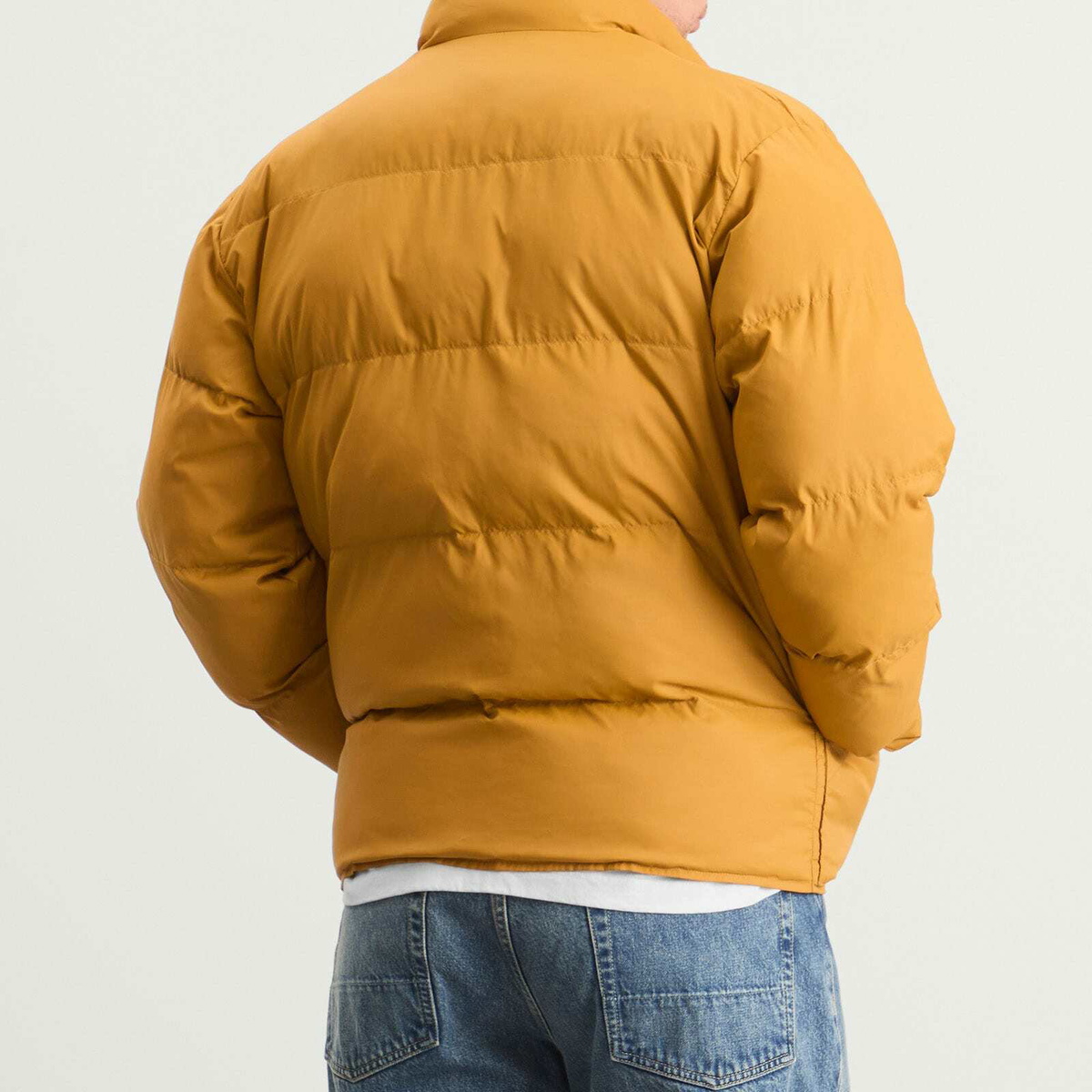 RRL Men's Down Ridge Jacket in Vintage Yellow RRL