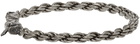 Emanuele Bicocchi SSENSE Exclusive Silver Rope Chain Bracelet