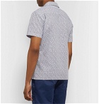 Orlebar Brown - Travis Camp-Collar Printed Cotton and Linen-Blend Shirt - White