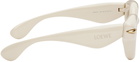 LOEWE Off-White Inflated Round Sunglasses