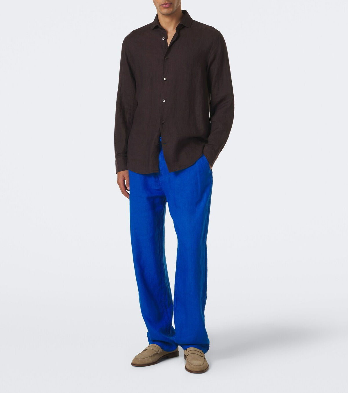 Vilebrequin Linen wide-leg pants
