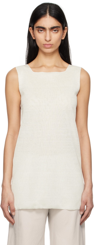 Photo: The Row White Jaylen Tank Top