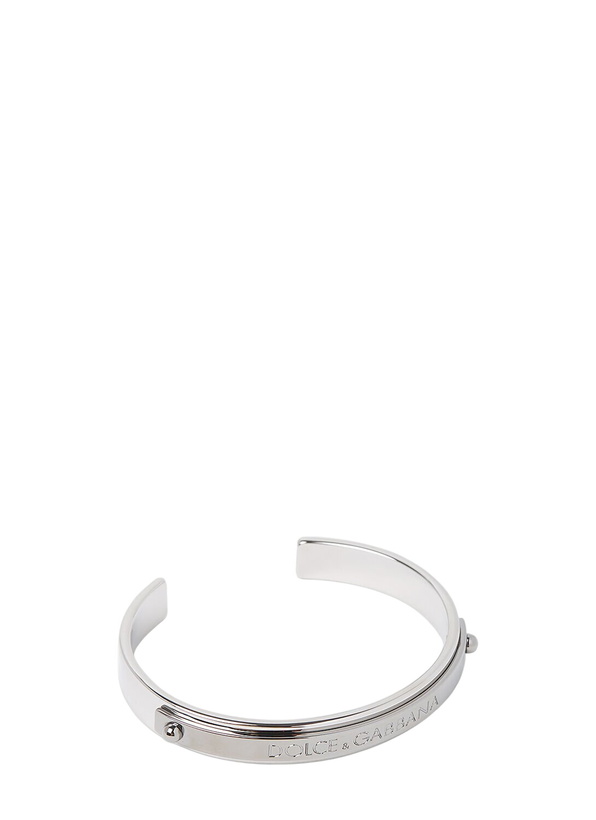 Photo: Dolce & Gabbana Engraved Logo Bracelet