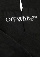 Off-white Bookish Cotton-blend Long Socks - Black - One Size