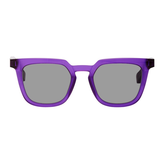 Photo: Maison Margiela Purple Mykita Edition MMRAW008 Square Sunglasses