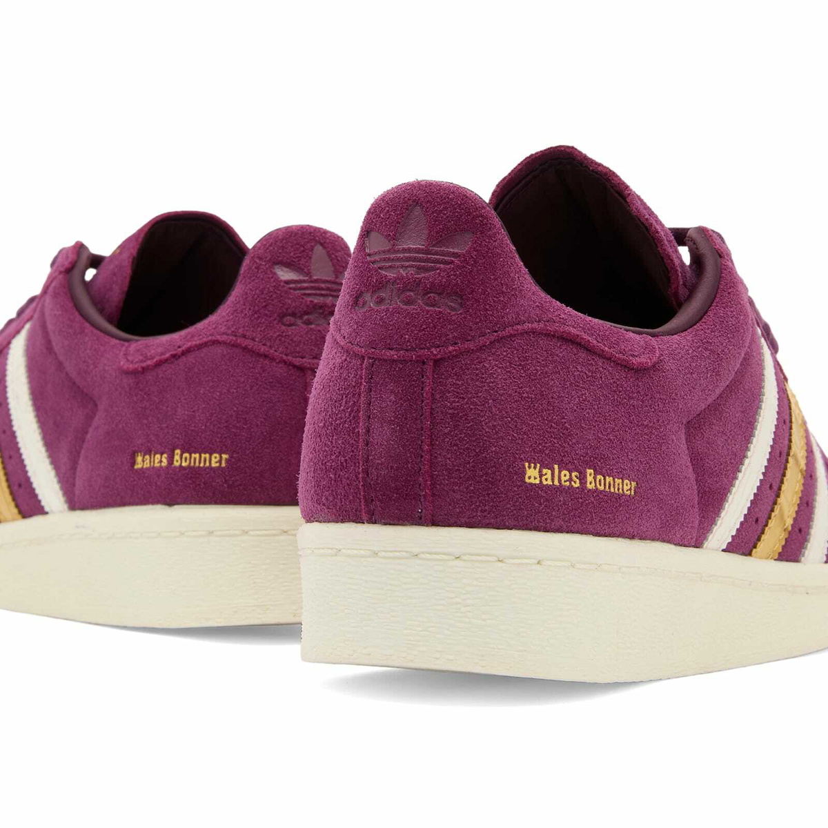 Adidas x Wales Bonner Jabbar Low Sneaker in Red Night/Oat/Wonder White