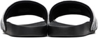 Casablanca Black Flocked Pool Slides