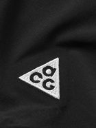 Nike - ACG New Sands Logo-Embroidered Straight-Leg Stretch-Shell Shorts - Black