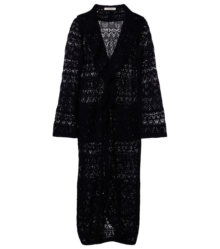 Photo: Dorothee Schumacher Cotton-blend crochet coat