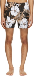 Boss Black Polyester Swim Shorts