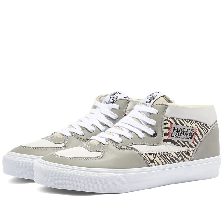 Photo: Vans Vault Men's UA Half Cab EF LX Sneakers in Drizzle/True White