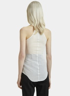 Rick Owens Rib Knit Crew Neck Vest Top