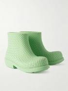 Bottega Veneta - Fireman Intrecciato Rubber Boots - Green