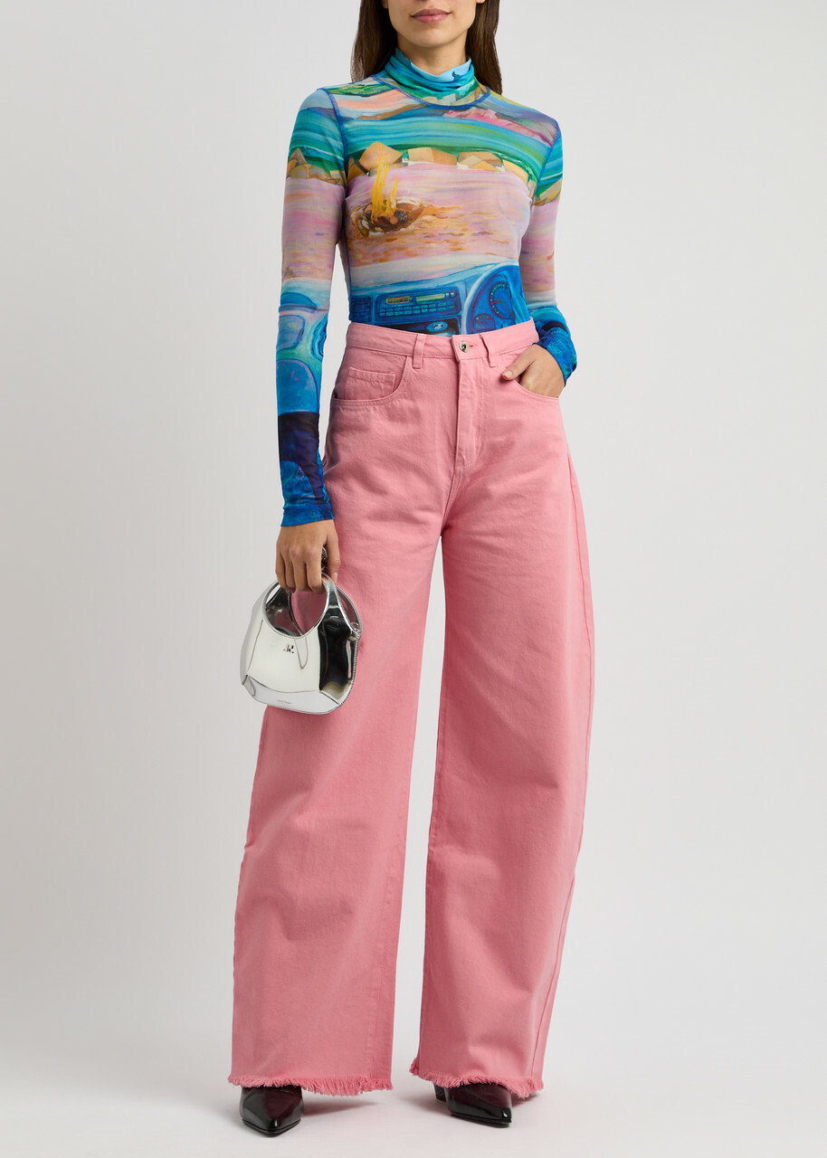Marques' Almeida Barrel-leg Jeans Pink