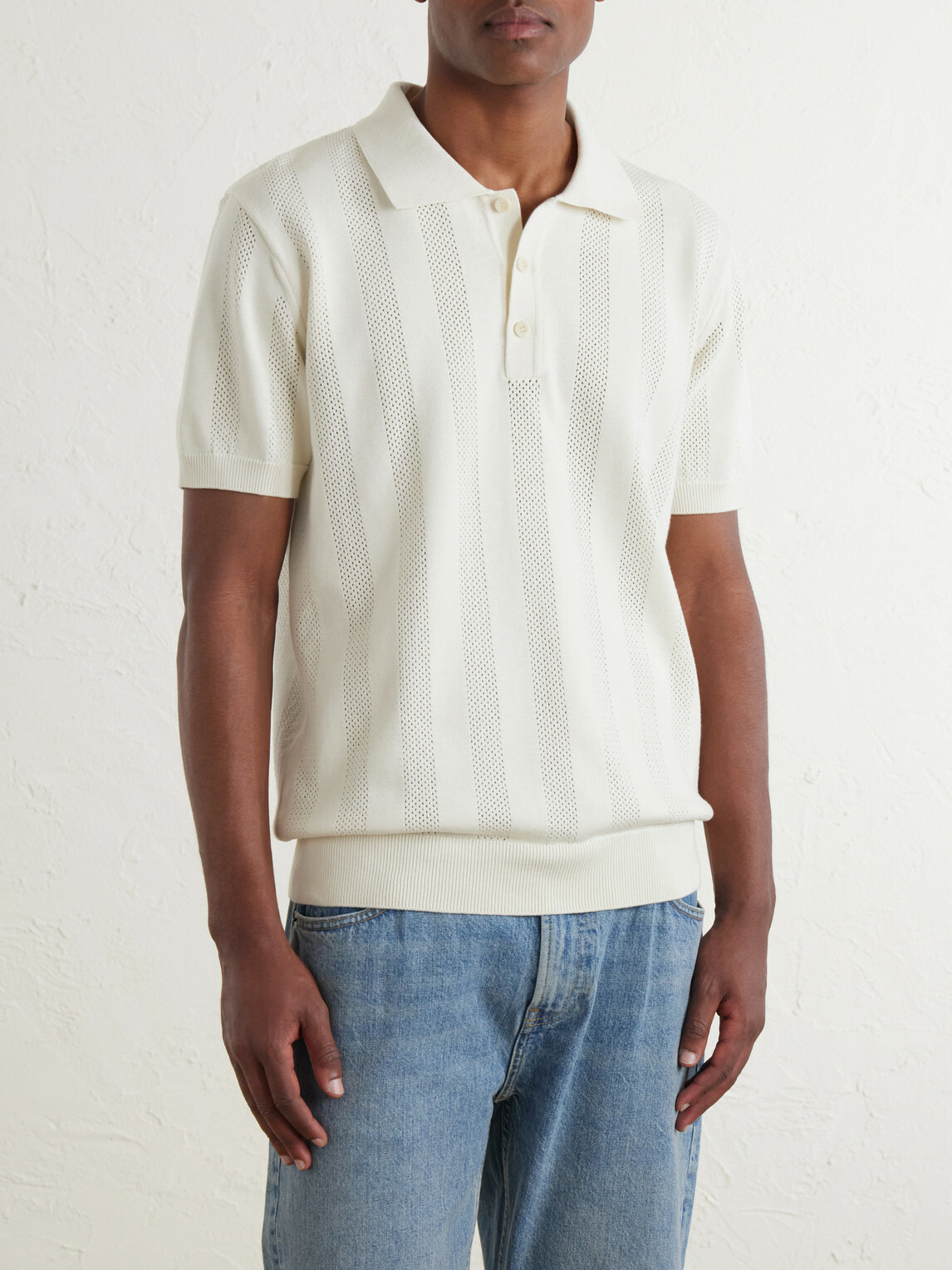 Frescobol Carioca - Vidal Cotton Polo Shirt - Neutrals