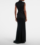 Sportmax Cilen cotton-blend gown
