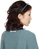 Toga Pulla Black Leather Headband