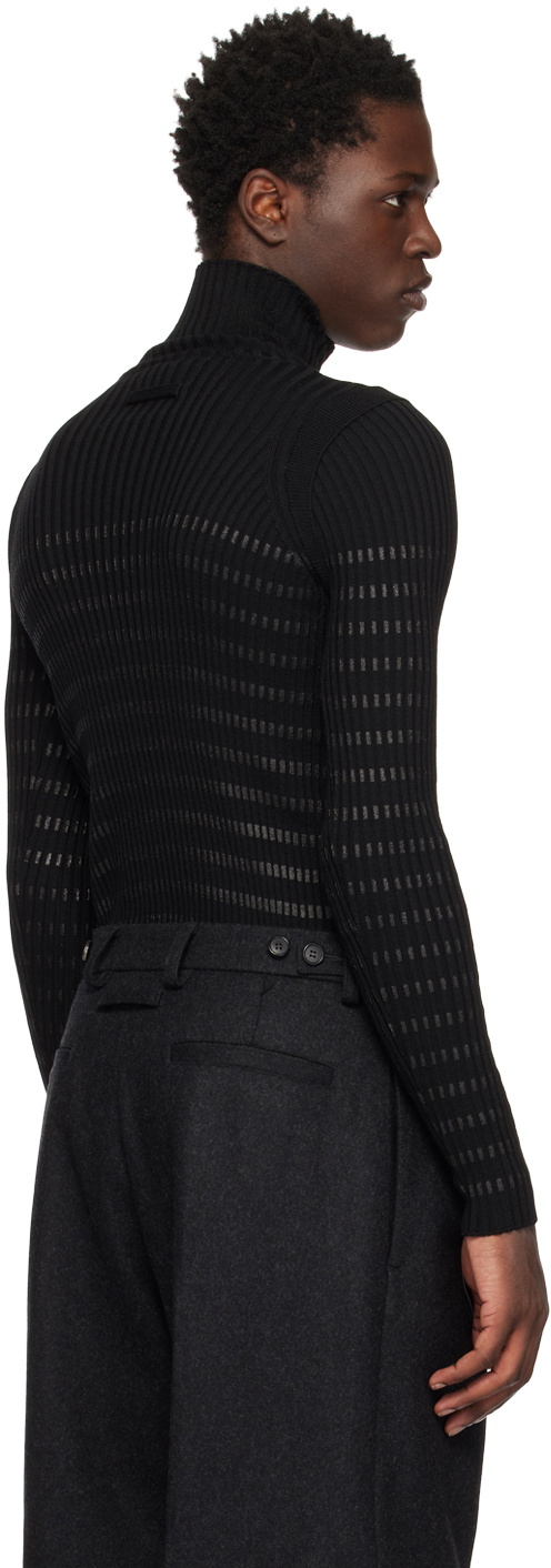 Jean Paul Gaultier Black 'The Cyber' Sailor Turtleneck Jean