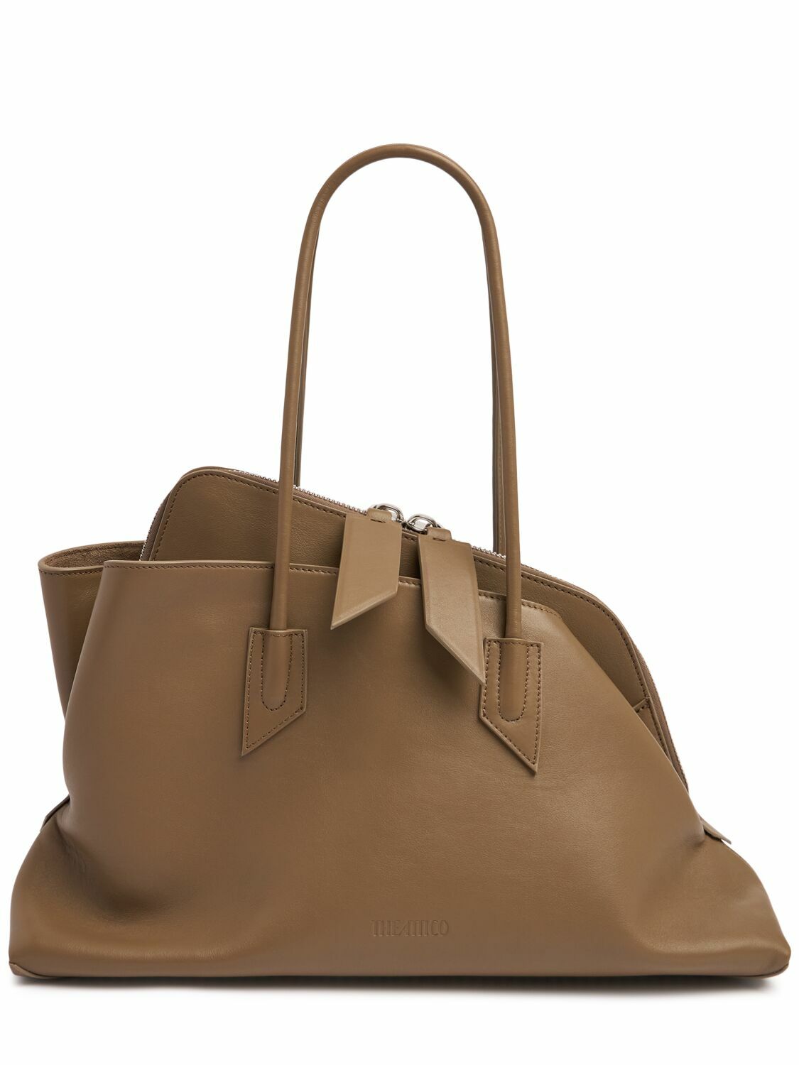 トートバッグ THE ATTICO Black Leather Small La Passeggiata Shoulder Bag 27094925_58366252_600.jpg