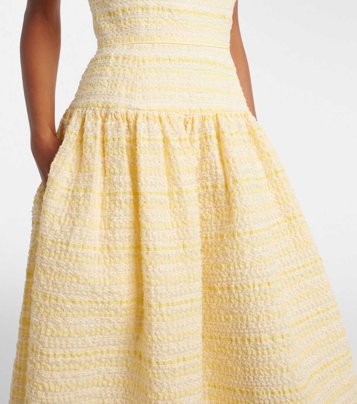 Markarian Georgie cotton-blend organza midi dress