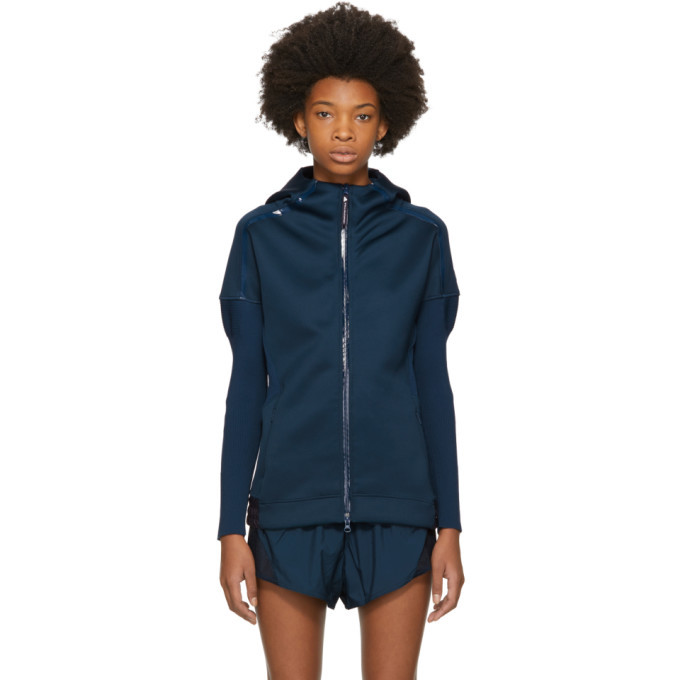 Photo: adidas by Stella McCartney Navy ZNE Flatknit Hoodie