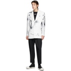 Off-White White Futura Abstract Blazer