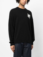 MAISON KITSUNE' - Fox Head Intarsia Wool Jumper