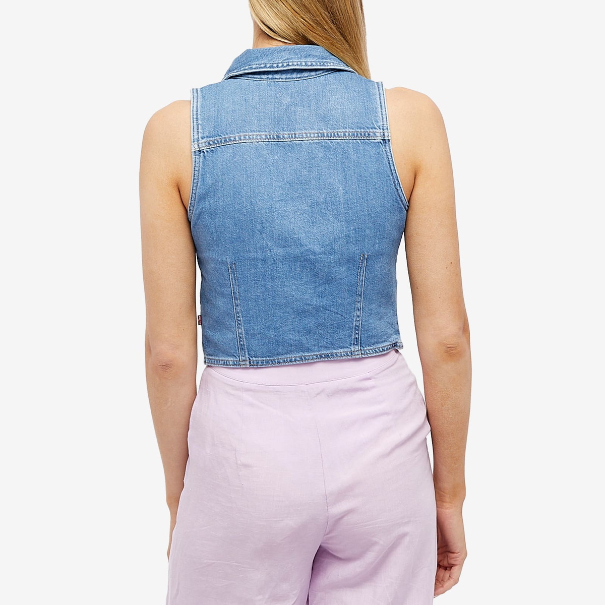 Levi's Women's Lilou Denim Vest in Blue Levis