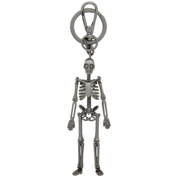 Photo: Alexander McQueen Gunmetal Skeleton Keychain