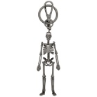 Alexander McQueen Gunmetal Skeleton Keychain