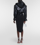 Alexandre Vauthier Cropped leather jacket