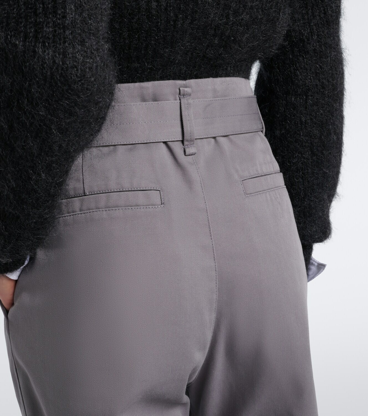 Lemaire Belted twill wide-leg pants
