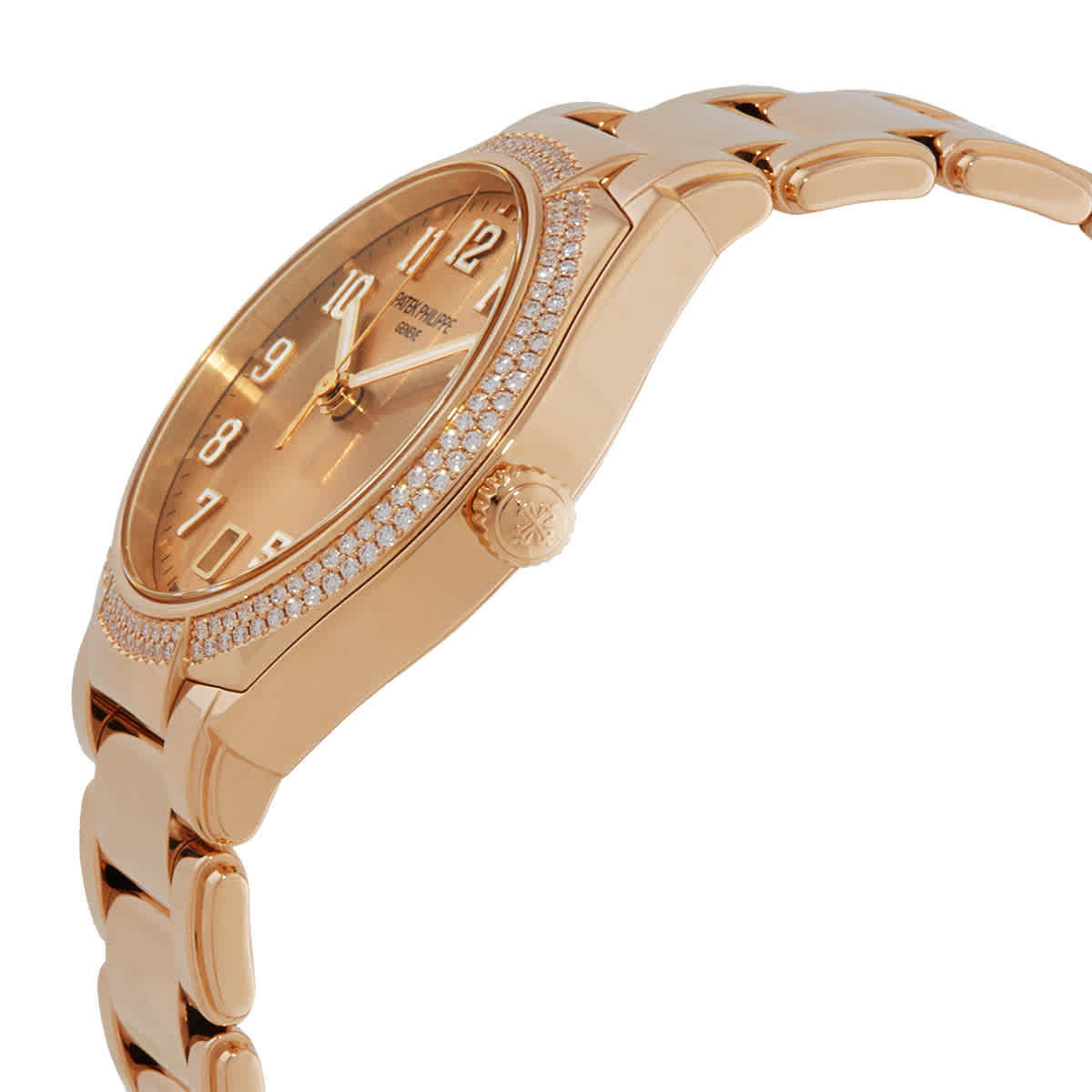 Patek Philippe Twenty-4 Automatic Diamond Rose Gold Dial Ladies Watch 7300-1200R-011