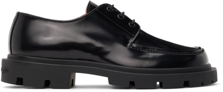 Photo: Maison Margiela Black Cleated Sole Lace Up Shoes