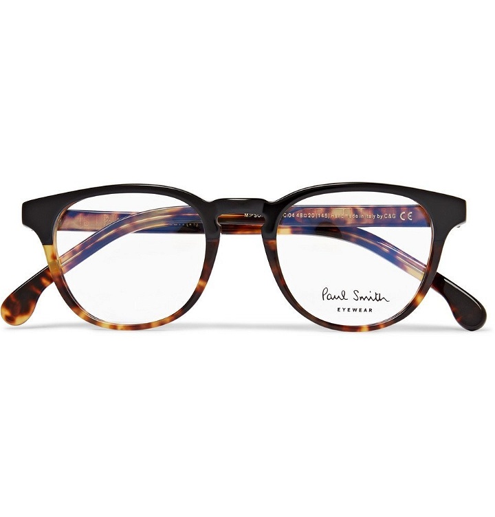 Photo: Paul Smith - Round-Frame Acetate Optical Glasses - Brown