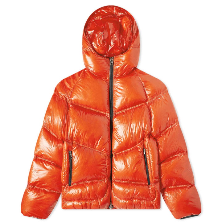 Photo: Cole Buxton Men's Down Insulated Jacket in Orange