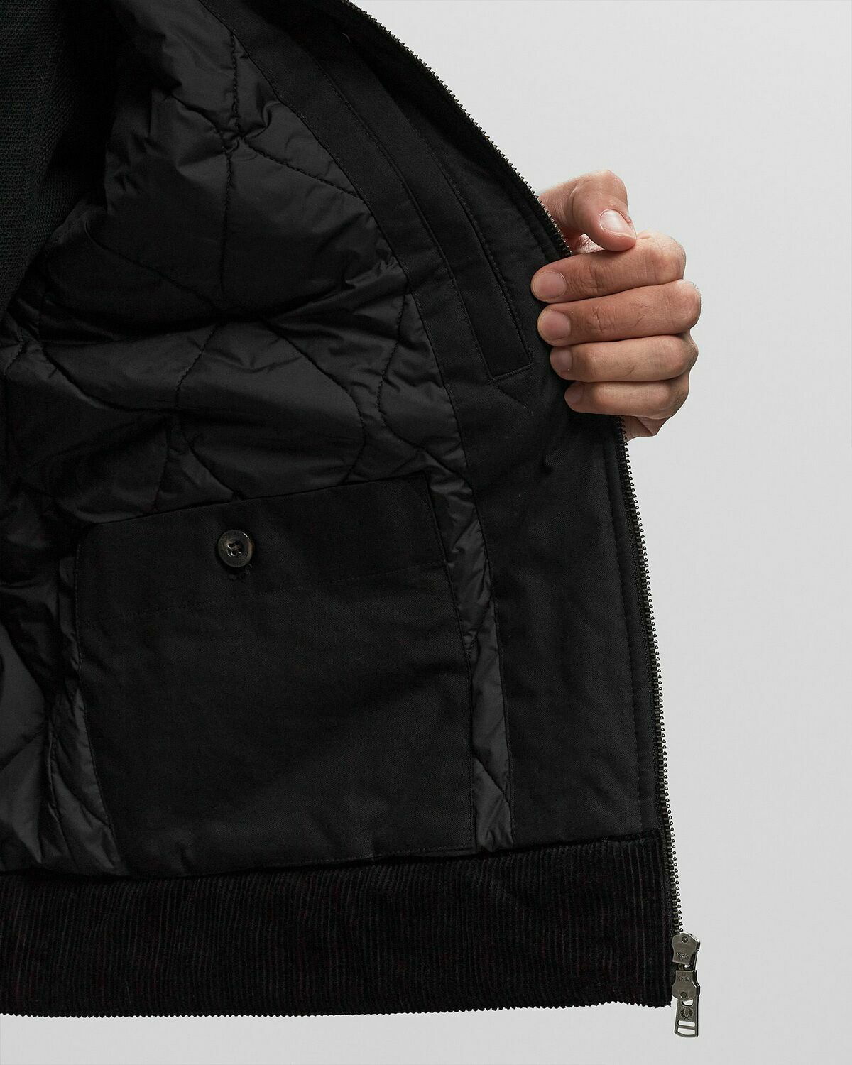 Fred Perry The Caban Jacket Black Bomber Jackets Fred Perry