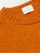 Kingsman - Shetland Virgin Wool Sweater - Orange