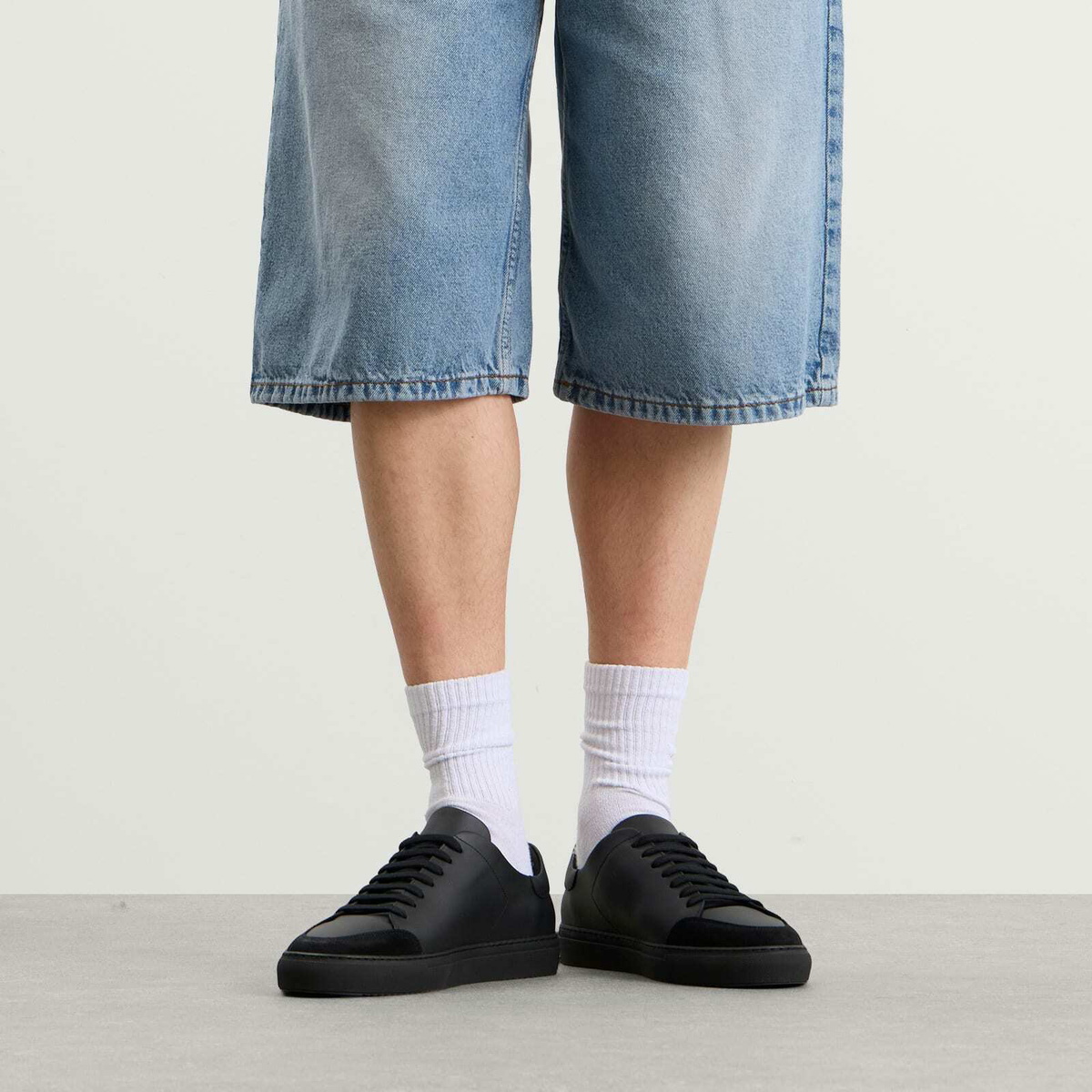 Axel Arigato Men's Clean 90 B Bird Sneaker in Black/Black