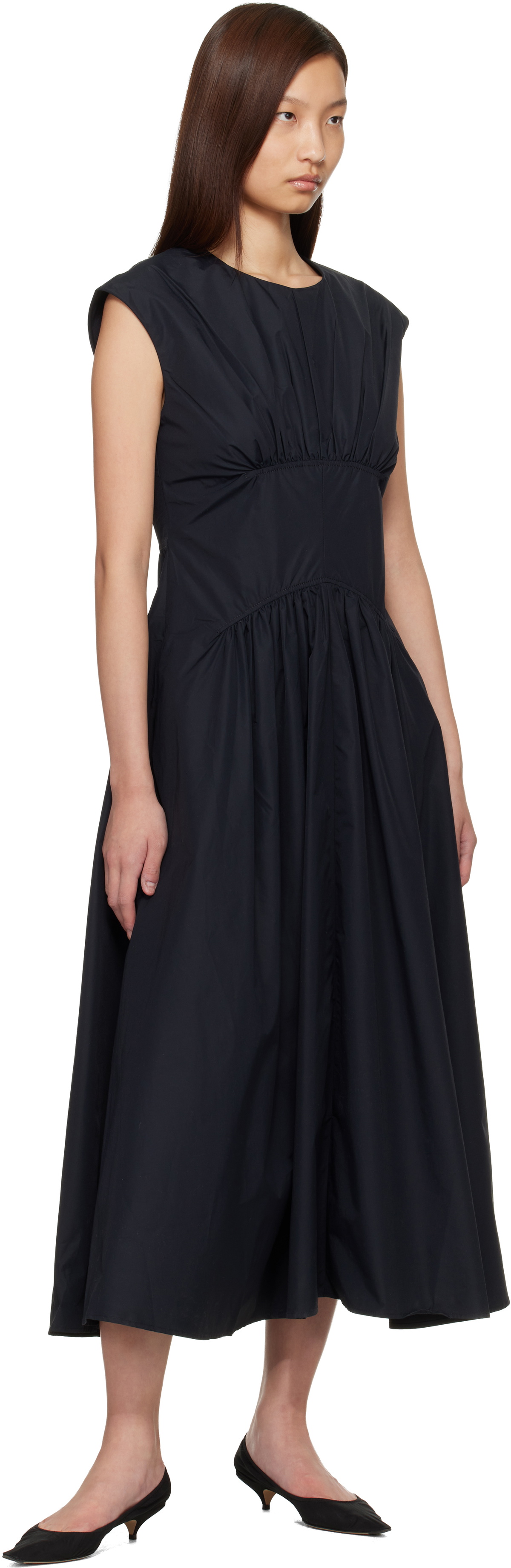 Proenza Schouler Black Proenza Schouler White Label Nyssa Midi Dress