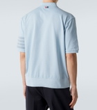 Thom Browne 4-Bar cotton jersey polo shirt