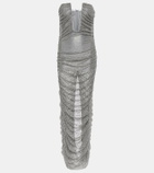 Giuseppe di Morabito Embellished bustier mesh gown