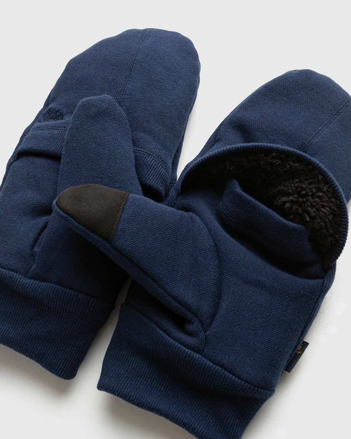 Elmer by Swany Cozy Sweat Mitten Blue Mens Glofe