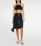 Gucci Interlocking G jersey crop top