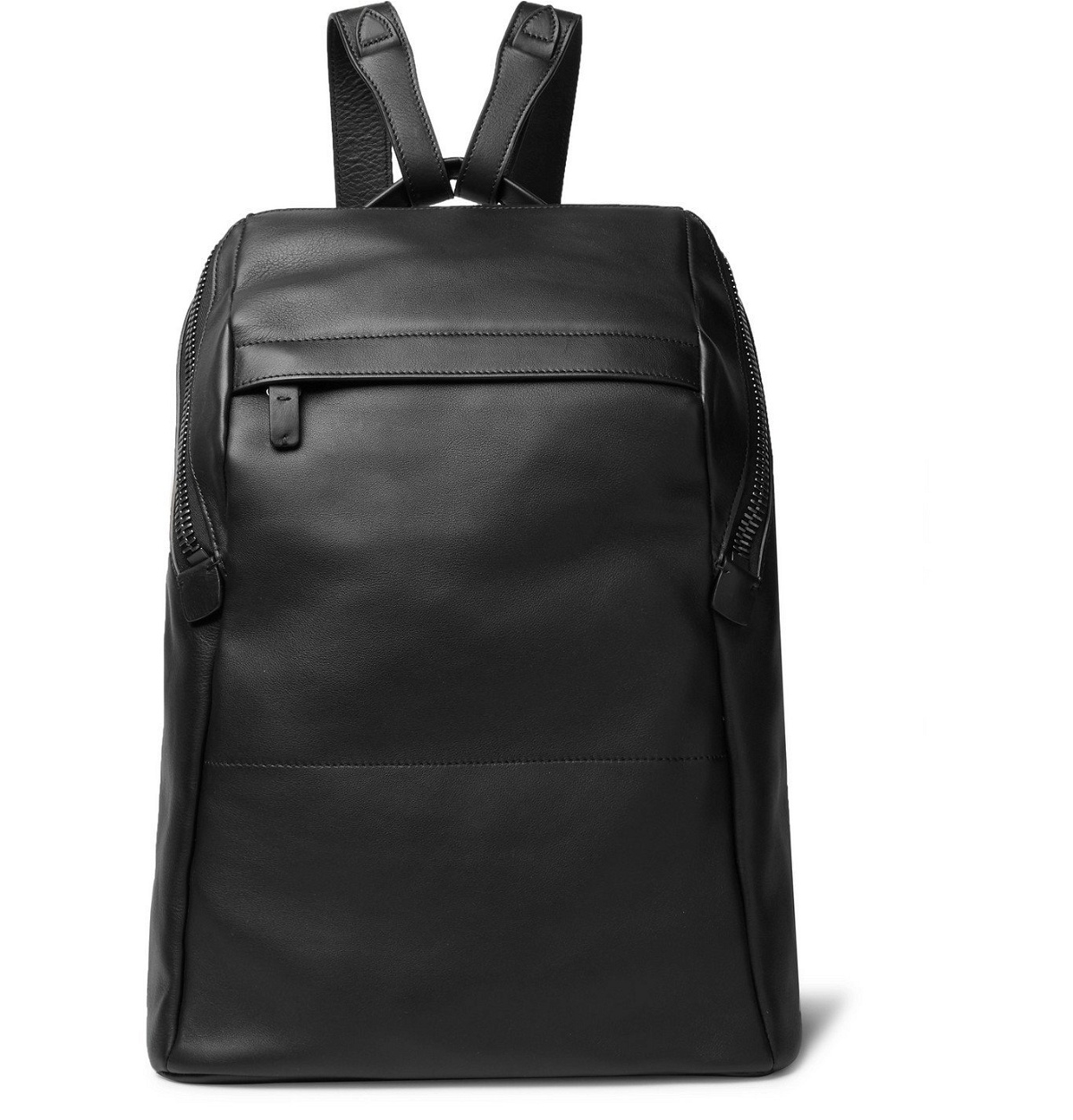 Photo: Álvaro - Agape Leather Backpack - Black