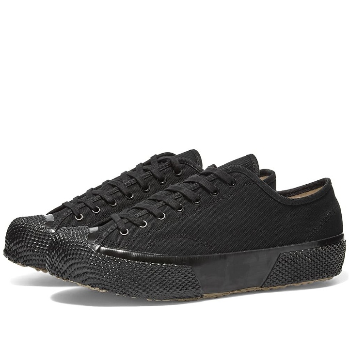 Photo: Artifact by Superga Men's 2434-Ms Japanese Canvas Low Sneakers in Triple Black